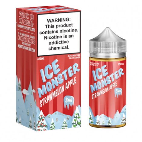 Jam Monster Ice Monster Strawmelon Apple 100mL Jam Monster Ice Monster Strawmelon Apple 100mL