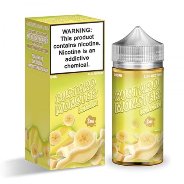 Custard Monster Banana Custard 100mL