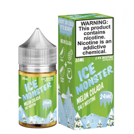 Jam Monster Ice Melon Colada Salt 30mL Jam Monster Ice Melon Colada Salt 30mL