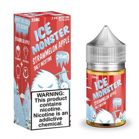 Jam Monster Ice Strawmelon Apple Salt 30mL Jam Monster Ice Strawmelon Apple Salt 30mL